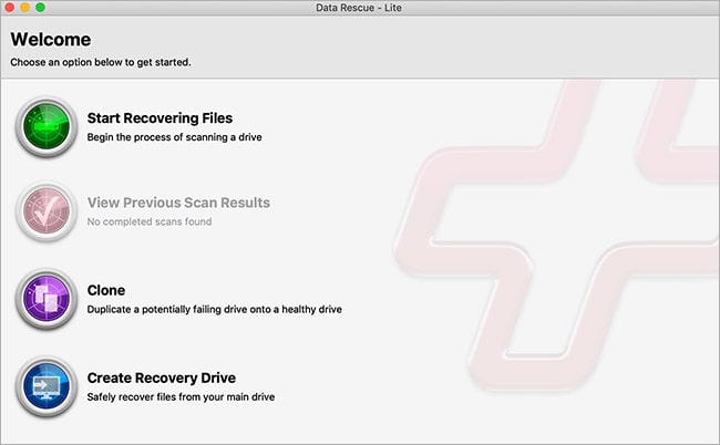data rescue for mac screenshot