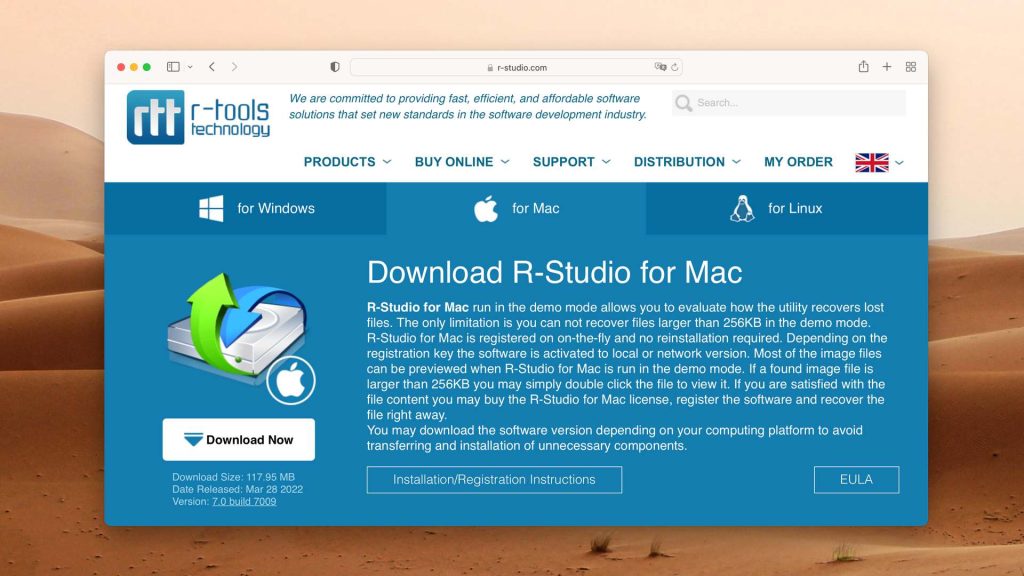 r studio mac 10.13